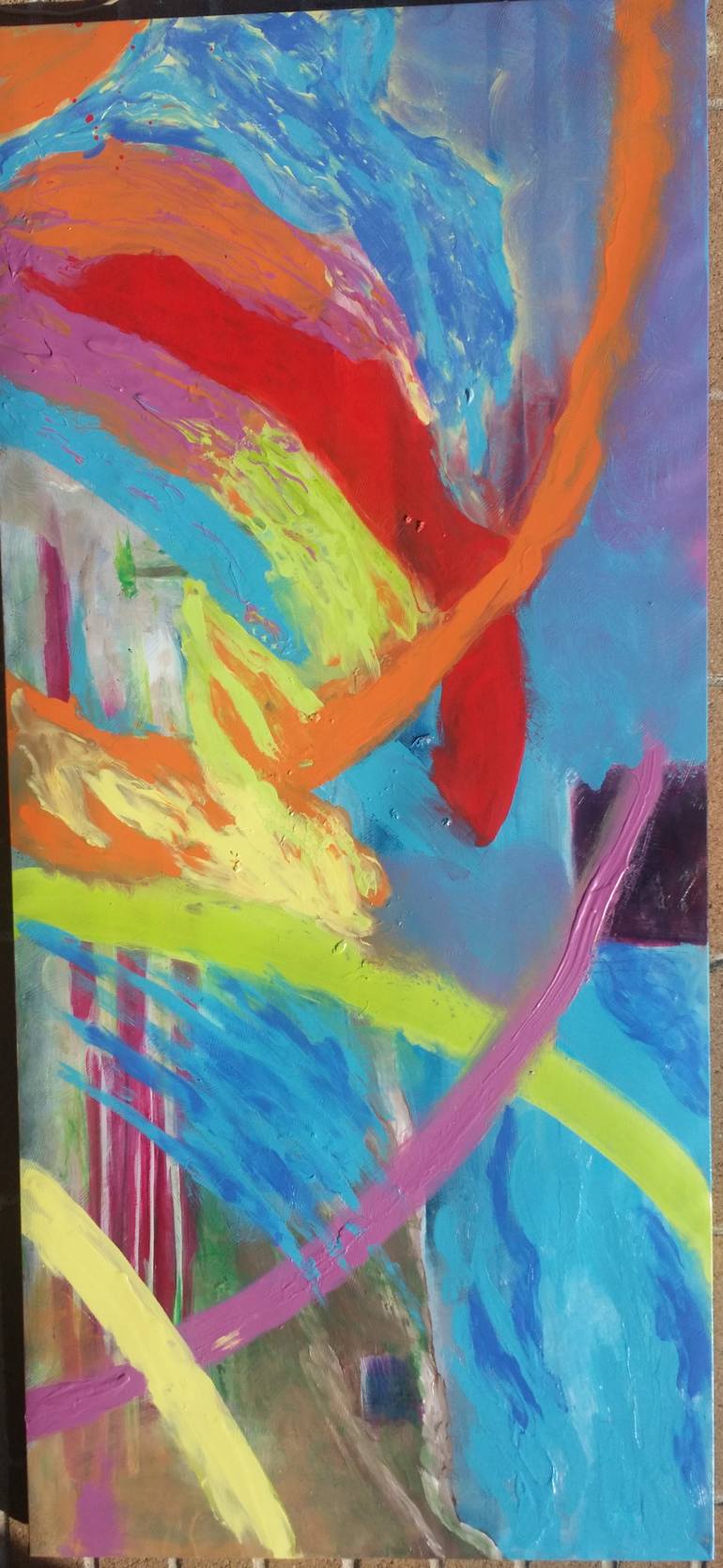 Original Abstract Expressionism Abstract Painting by Sonia Arana