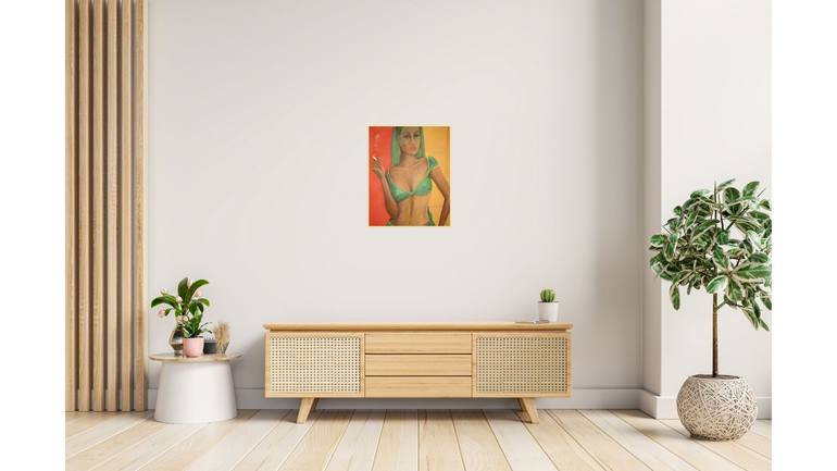 Original Portraiture Women Painting by Kitty Labana