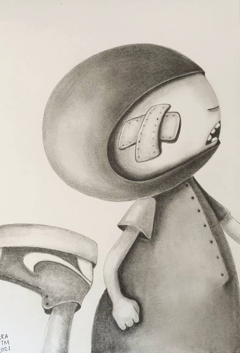 Original Illustration Pop Culture/Celebrity Drawing by Lora Tim