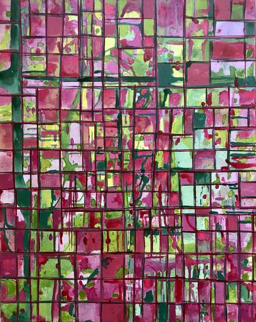 Original Abstract Expressionism Abstract Paintings by Rebecca Lacey