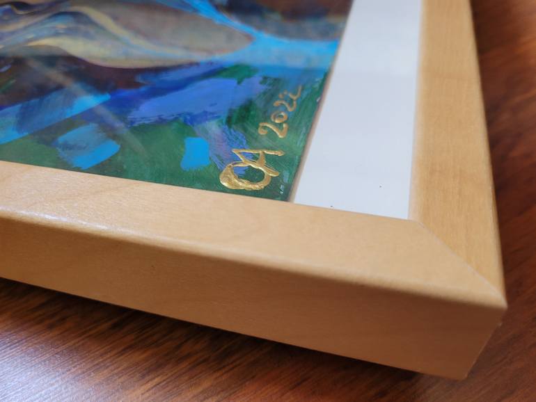 Original Expressionism People Painting by Olga Aleksandrova