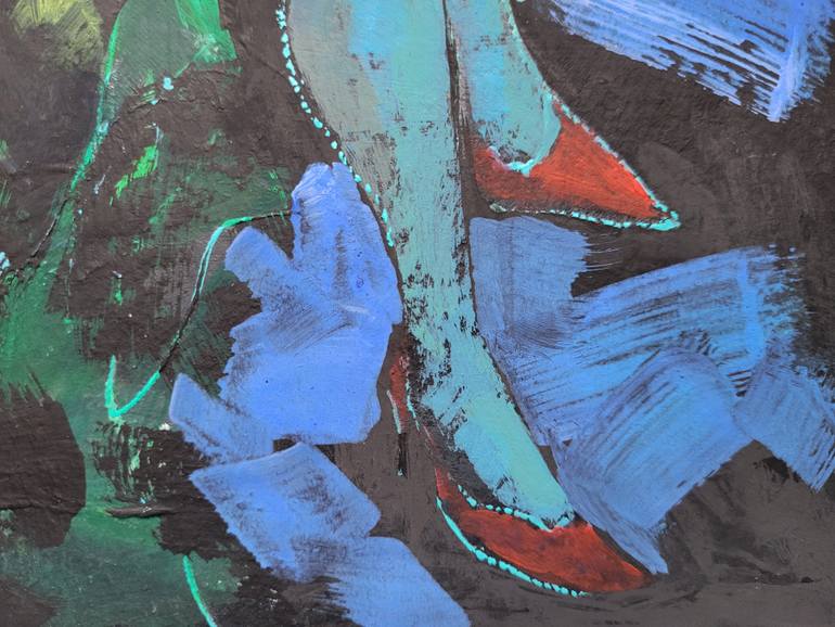 Original Expressionism Nude Painting by Olga Aleksandrova