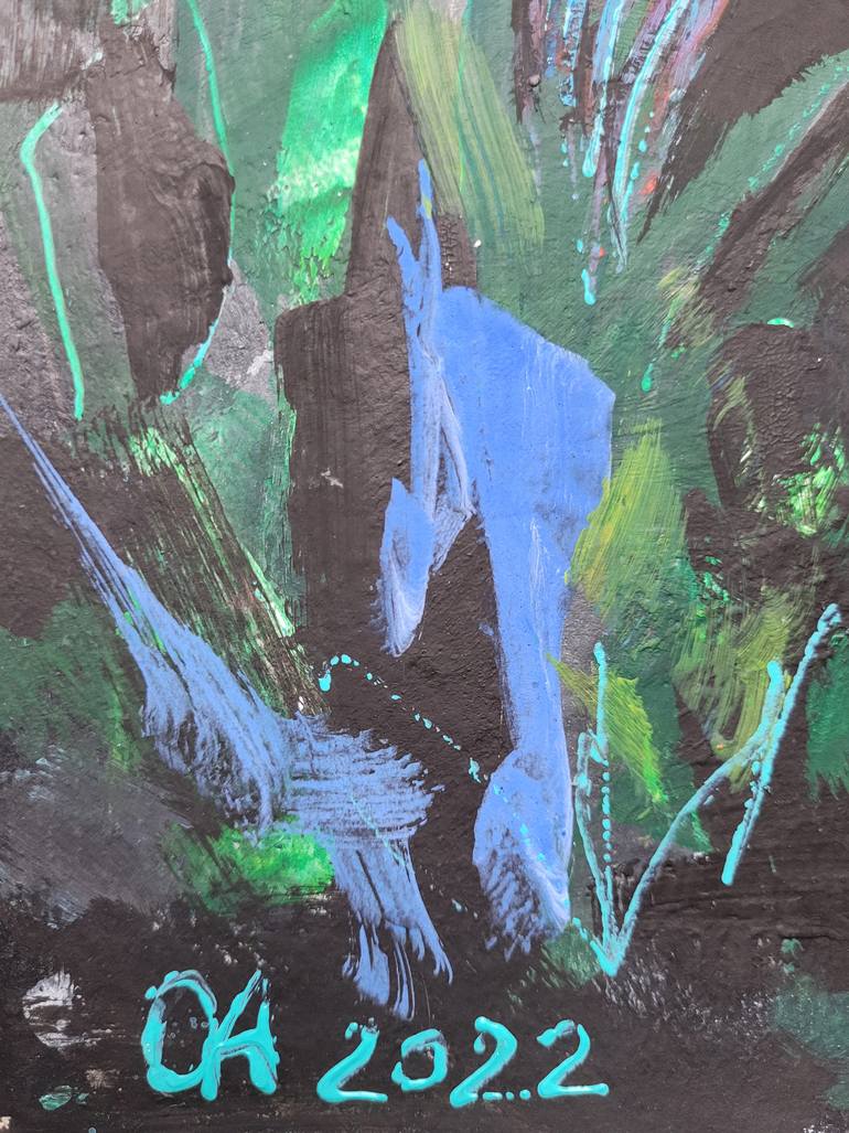 Original Expressionism Nude Painting by Olga Aleksandrova