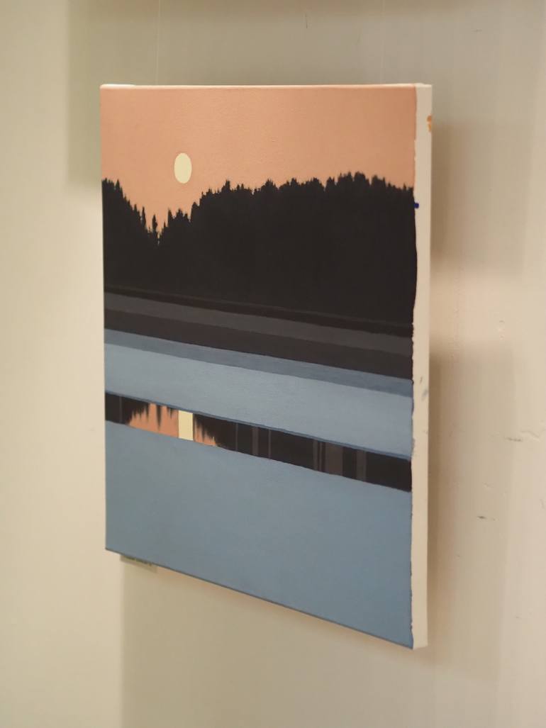 Original Abstract Landscape Painting by Grzegorz Wojcik