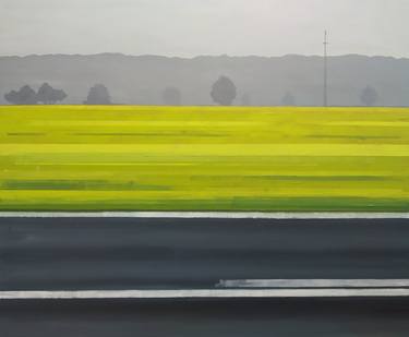 Print of Abstract Landscape Paintings by Grzegorz Wojcik