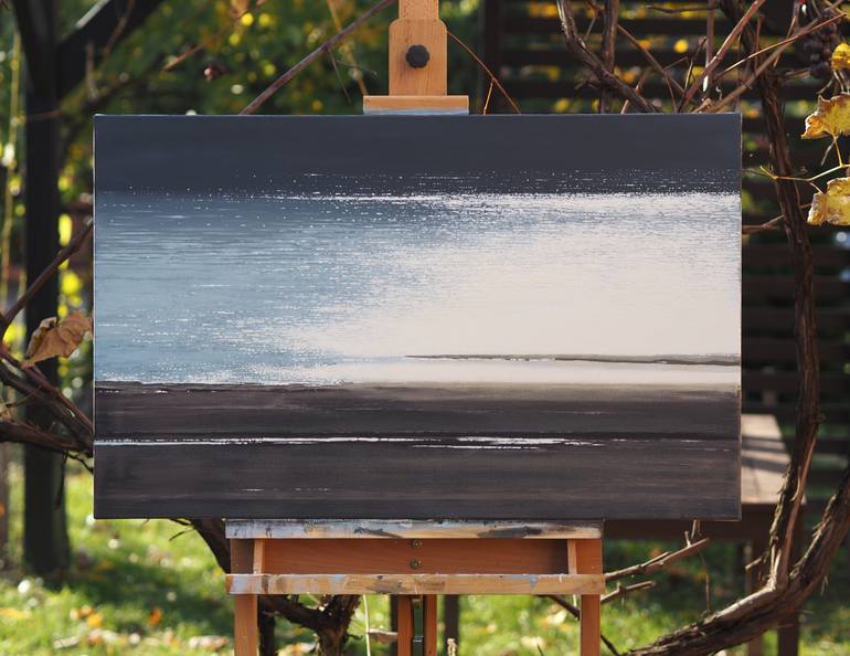 Original Abstract Landscape Painting by Grzegorz Wojcik