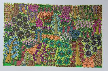 Original Abstract Nature Drawings by Alastair Irvine