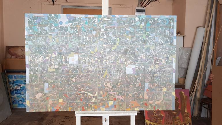 Original Abstract Painting by Alex Lopatkin