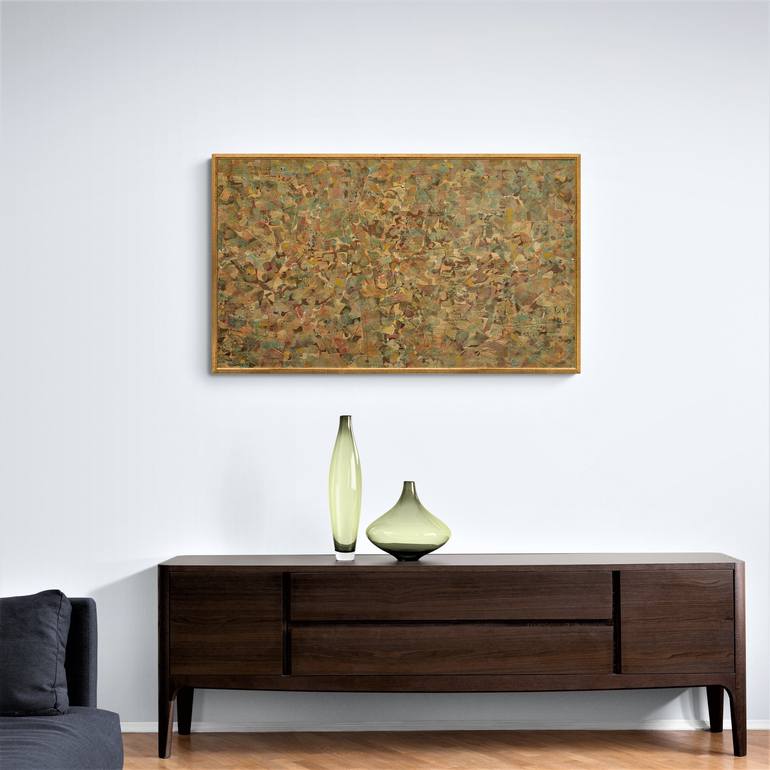 Original Conceptual Abstract Painting by Alex Lopatkin