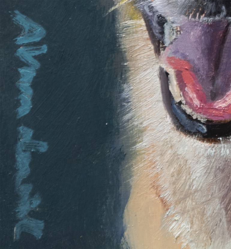 Original Figurative Animal Painting by Antoinette Vunderink