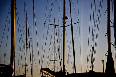 Saatchi Art Artist Jade Zheng; Photography, “Back light on yacht mast and rig - Limited Edition of 50” #art