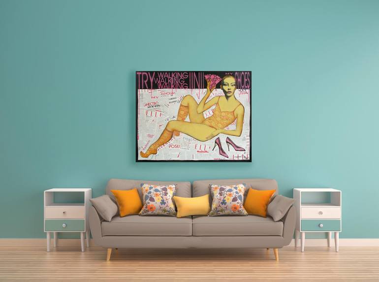 Original Contemporary Erotic Painting by Elena Shichko