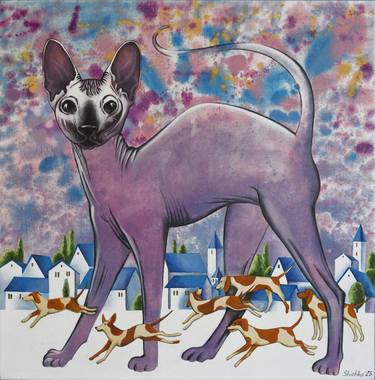 Original Animal Paintings by Elena Shichko