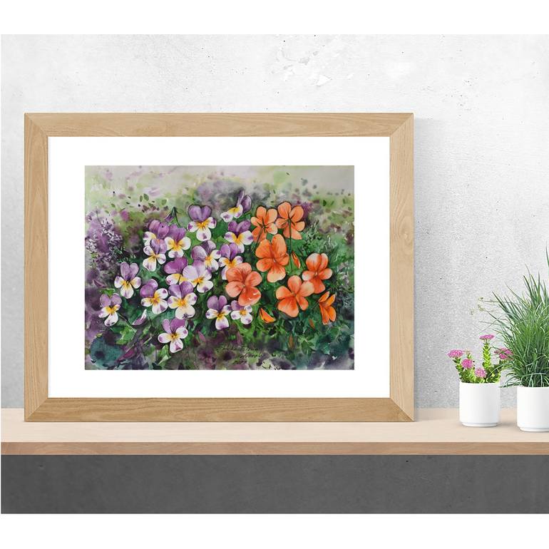 Original Other Floral Painting by Elena Shichko