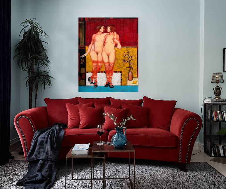 Original Erotic Painting by Elena Shichko