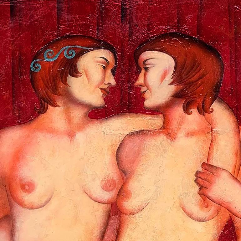 Original Erotic Painting by Elena Shichko