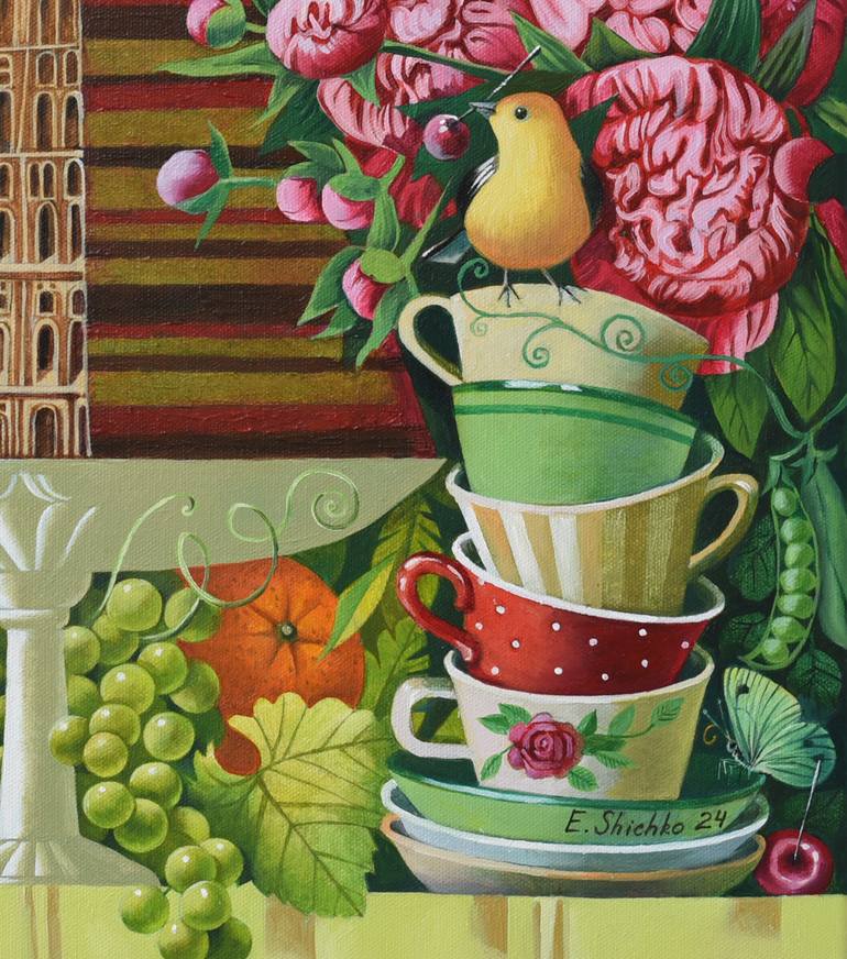 Original Realism Fantasy Painting by Elena Shichko
