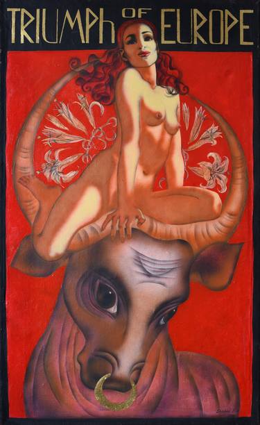 Print of Art Deco Erotic Paintings by Elena Shichko