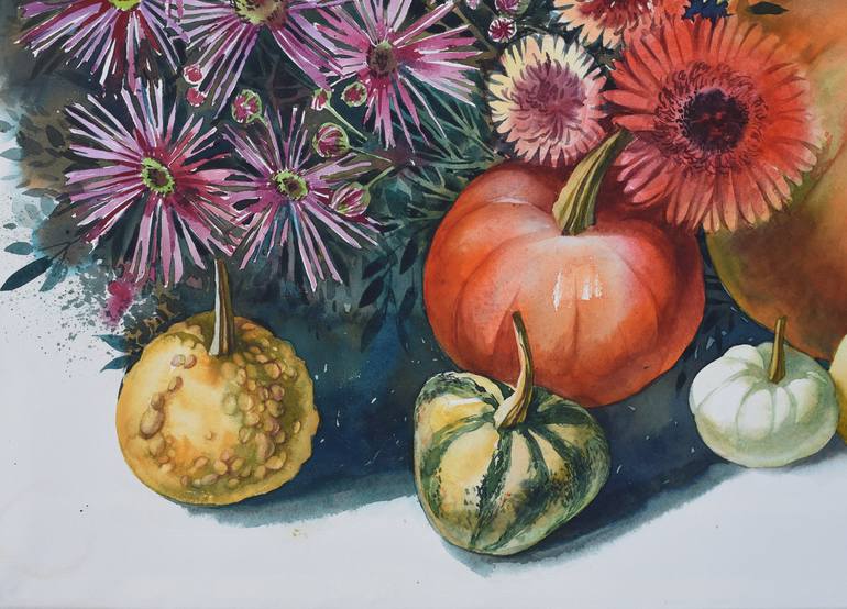 Original Fine Art Food Painting by Elena Shichko