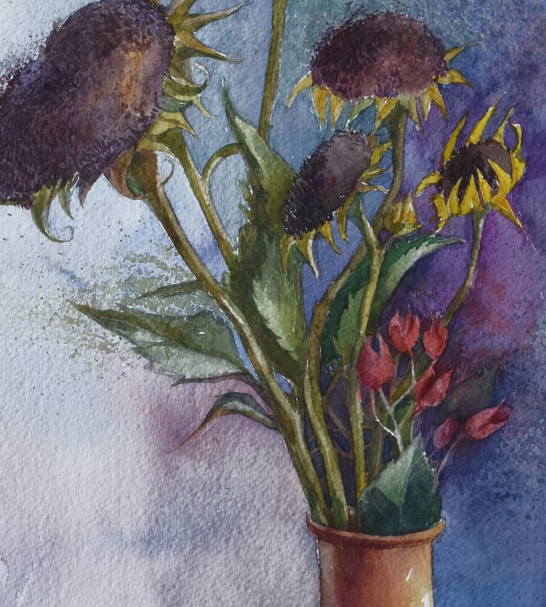 Original Illustration Still Life Painting by Elena Shichko
