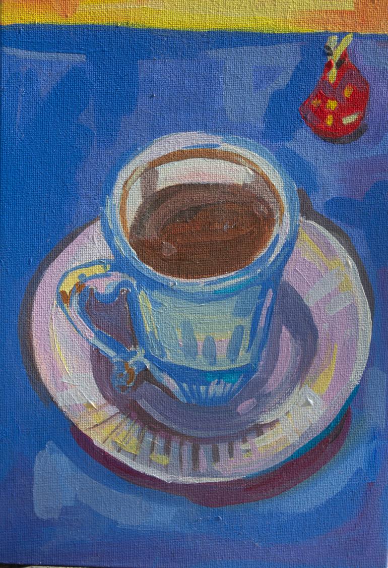 Original Realism Food & Drink Painting by Arina Cazac