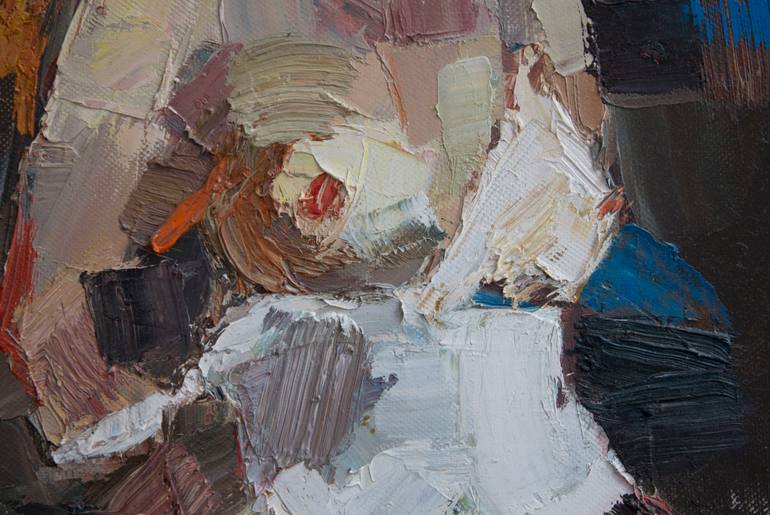 Original Modernism Women Painting by Arina Cazac