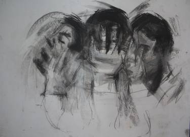 Print of Expressionism Men Drawings by Arina Cazac