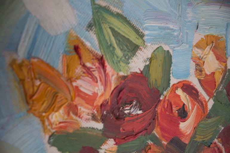 Original Other Floral Painting by Arina Cazac