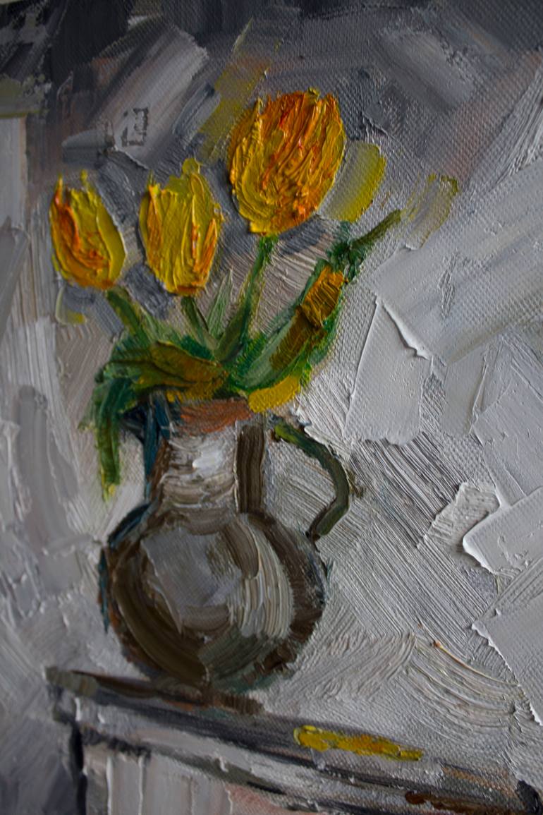 Original Other Floral Painting by Arina Cazac