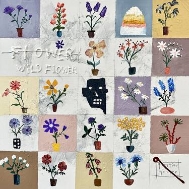 Original Modern Floral Paintings by question marker
