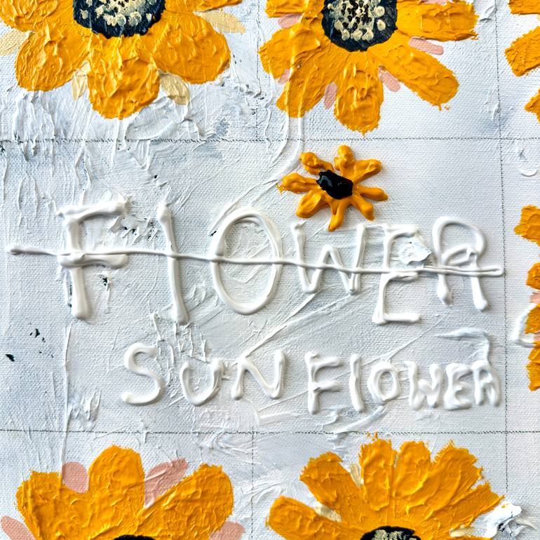 Original Symbolism Botanic Painting by Question Marker