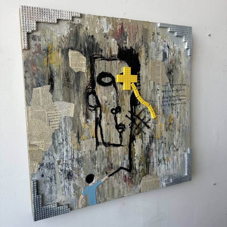 Original Contemporary Graffiti Painting by question marker