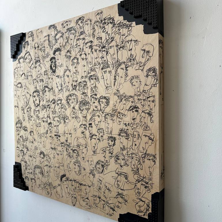 Original Contemporary People Painting by Question Marker