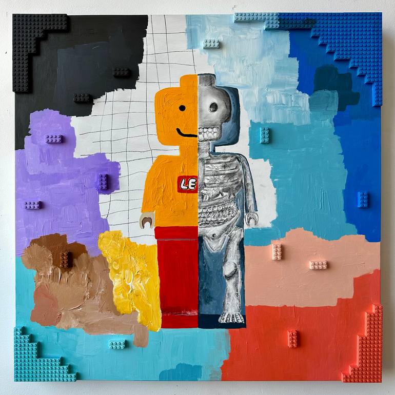 Original Contemporary Humor Painting by Question Marker