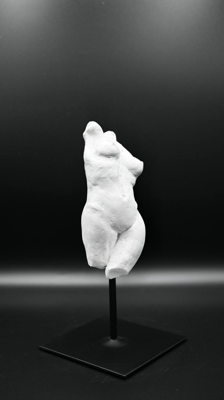 Original Contemporary Nude Sculpture by Shlomit Saar Cohen