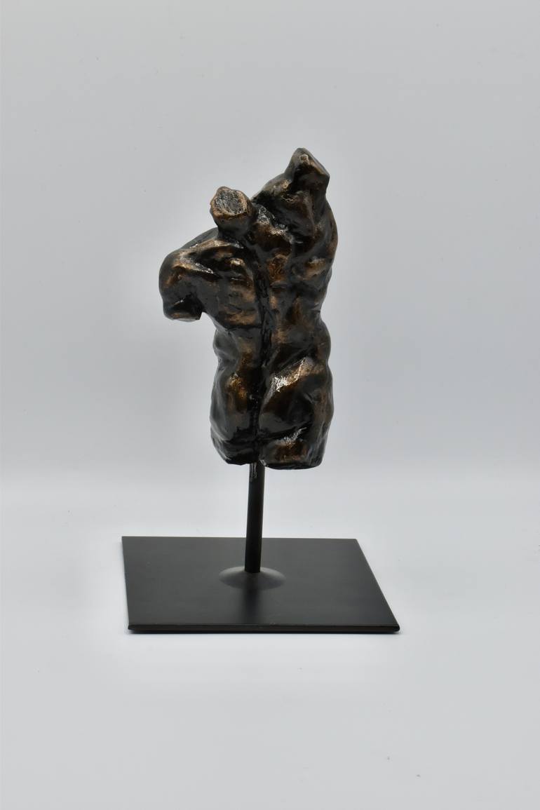 Original Figurative Men Sculpture by Shlomit Saar Cohen