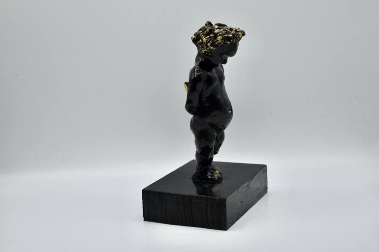 Original Figurative Children Sculpture by Shlomit Saar Cohen