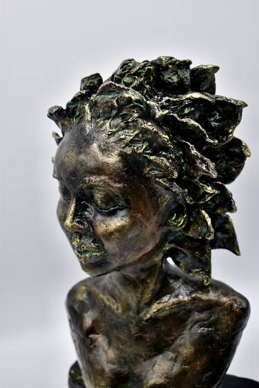 Original Fine Art Women Sculpture by Shlomit Saar Cohen
