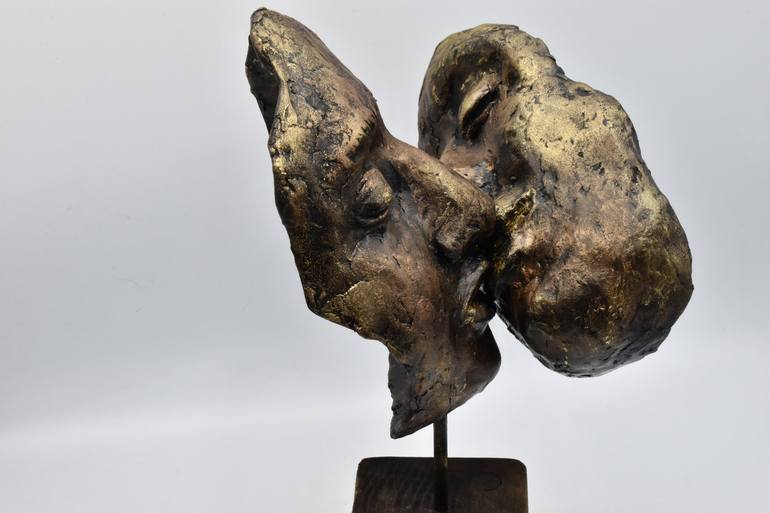 Original Expressionism People Sculpture by Shlomit Saar Cohen