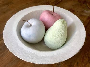 3 fruits in a bowl -  Cement thumb