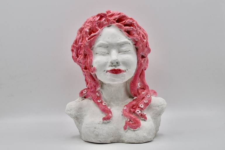 Original Figurative Women Sculpture by Shlomit Saar Cohen