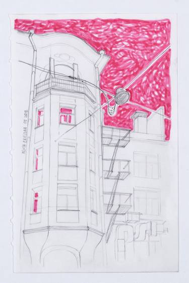 Original Architecture Drawings by Xenia Raw