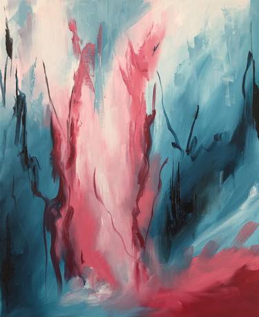 Original Fine Art Abstract Paintings by Silvia Pott