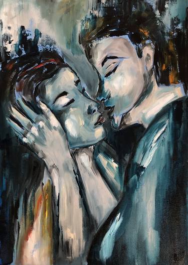 Original Figurative People Painting by Silvia Pott