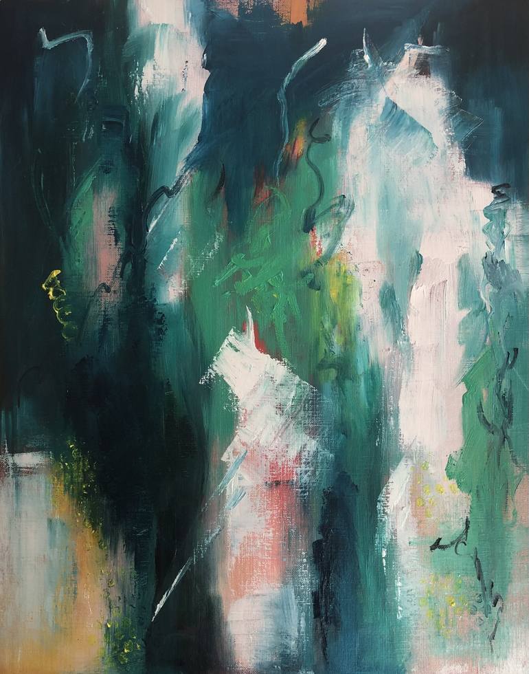 Original Contemporary Abstract Paintings by Silvia Pott