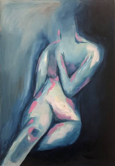 Original Figurative Nude Paintings by Silvia Pott