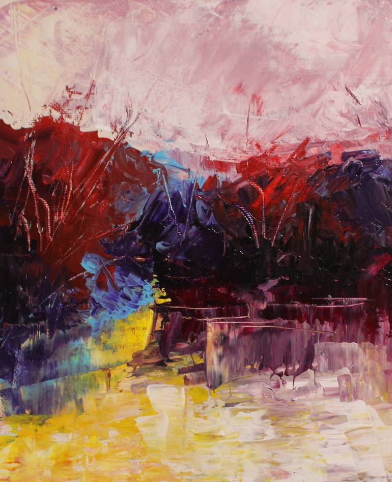 Original Expressionism Landscape Painting by Isabella Sunday