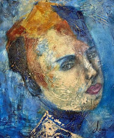 Original Expressionism Portrait Paintings by Cecilia Andonaegui