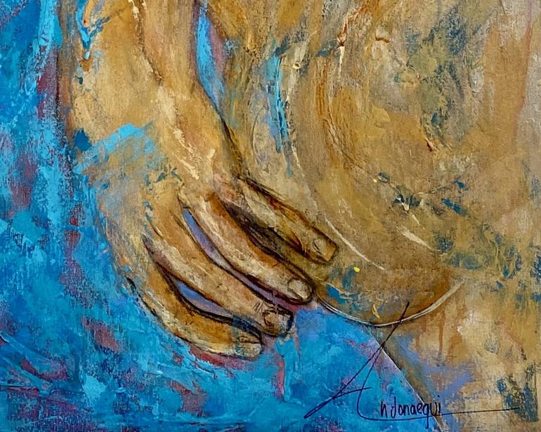 Original Women Painting by Cecilia Andonaegui