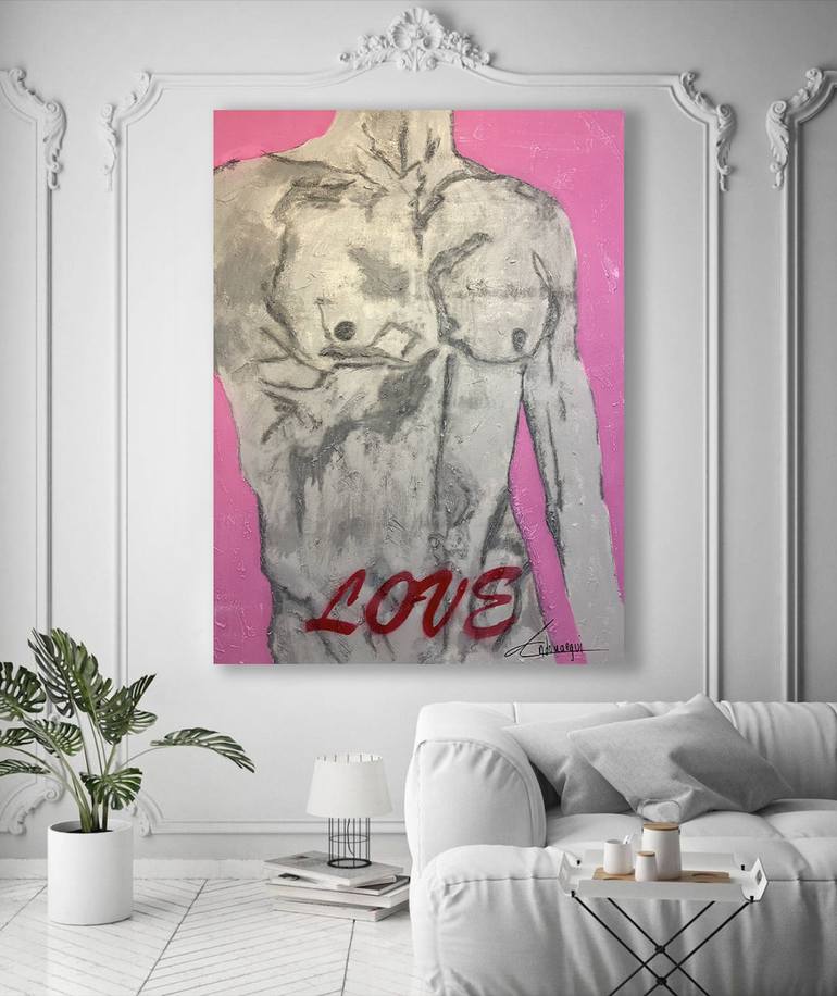 Original Love Painting by Cecilia Andonaegui
